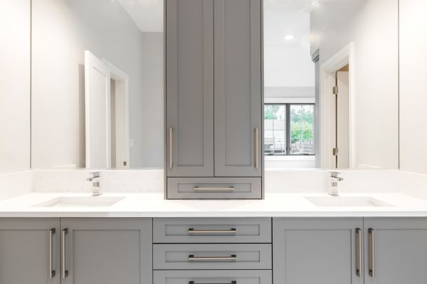 Bathroom Cabinet Refacing in Roanoke