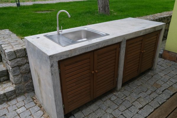 Exterior Cabinet Installation in Roanoke