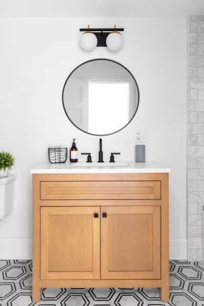 Custom Vanity Installation in Roanoke